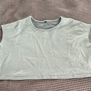 Ptula Cropped Tank Top in Light Sage